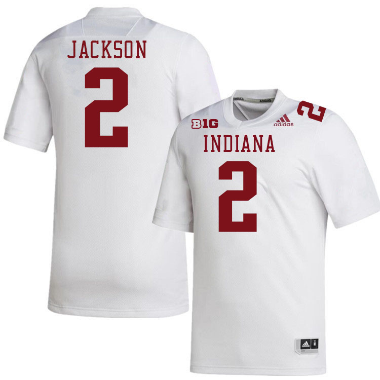 #2 Tayven Jackson Indiana Hoosiers Football Jeresys College Apparels,Uniforms Stitched-White